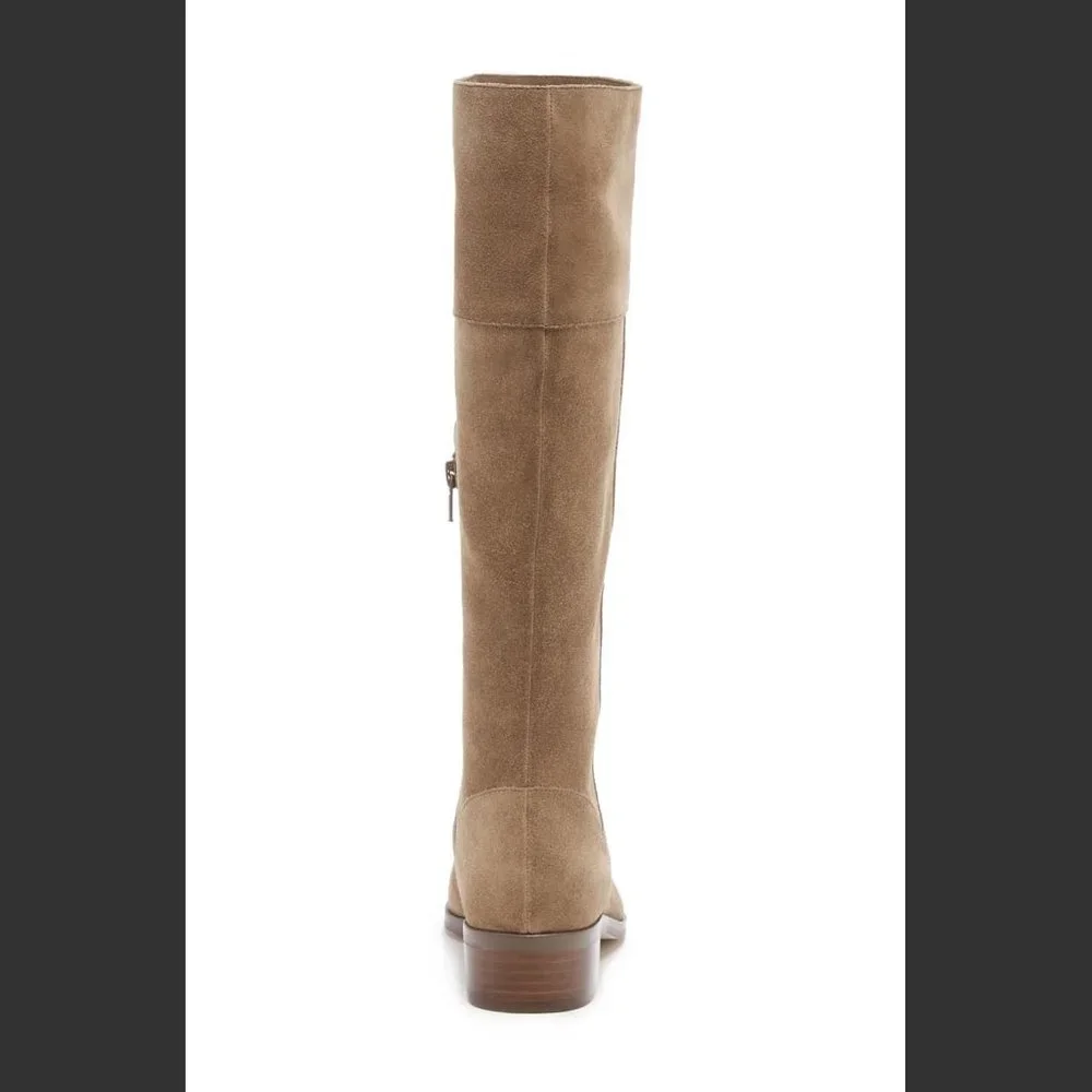 🍍3 For 35🍍Tall Suede Knee-High Boot in Taupe